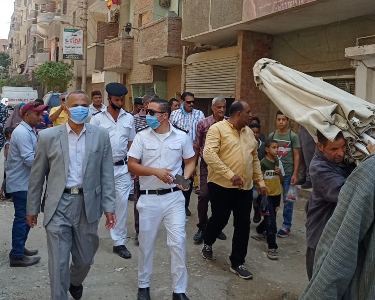   رفع وإزالة 500 حالة إشغالات في  حملة مكبرة بمدينة ناصر شمال بني سويف