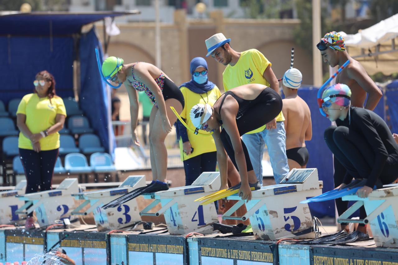   انطلاق منافسات المرحلة الثانية من بطولة الجمهورية للسباحة بالزعانف