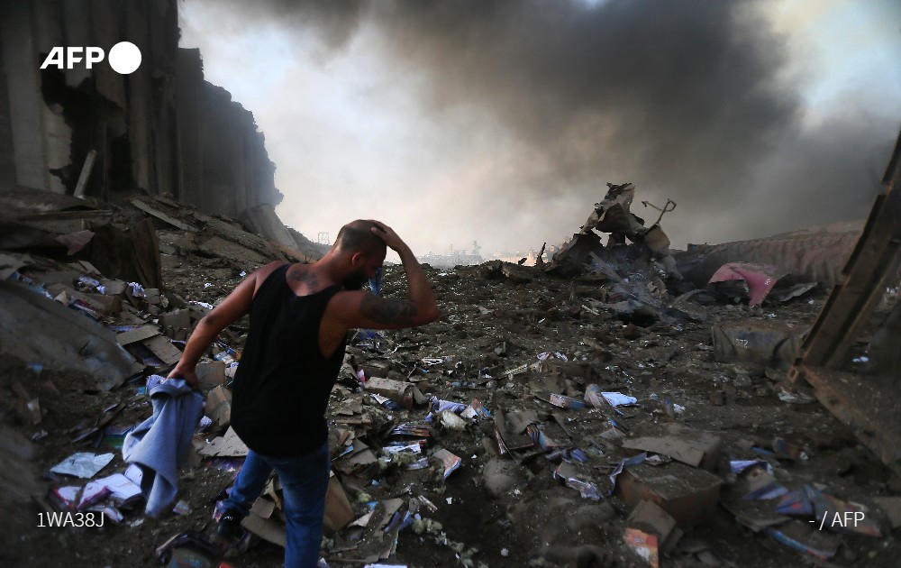   شاهد|| ضحايا ودمار انفجار بيروت الرهيب