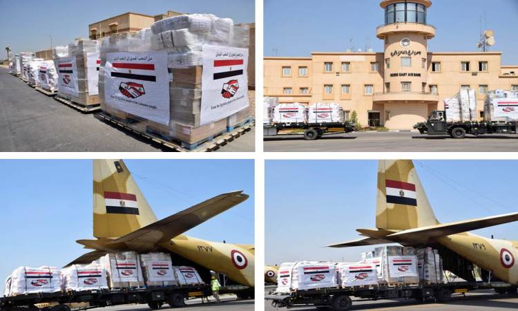   بتوجيهات من الرئيس السيسى.. طائرتان عسكريتان محملتان بأطنان من المساعدات تصل لبنان| فيديو