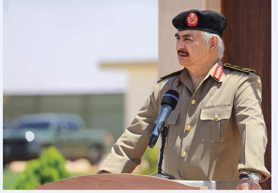   حفتر:الجيش الليبى سيواصل الدفاع عن وطنه ضد المعتدين ولن نقبل باستعمار بلدنا من المحتل التركى