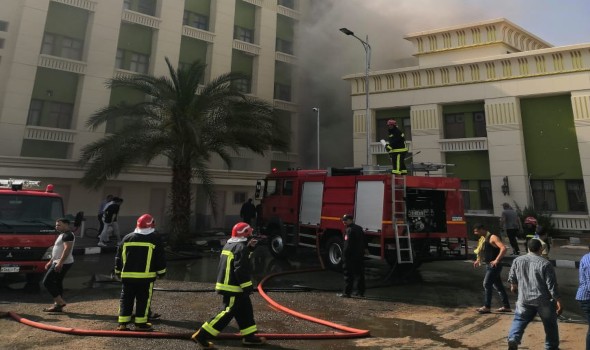 عاجل|| السيطرة على حريق بجامعة الإسكندرية