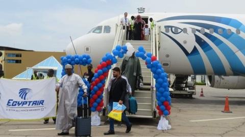   مطار إنجامينا يحتفل بإستئناف رحلات مصرللطيران إلي تشاد