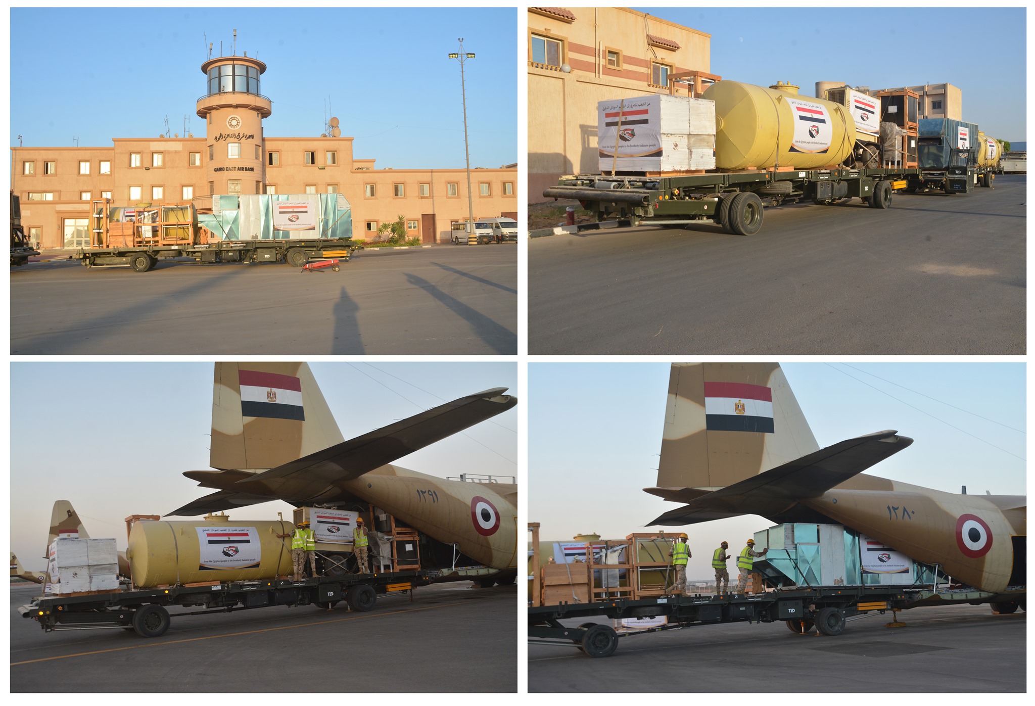   مصر ترسل عدد من خطوط إنتاج الخبز الميدانية للأشقاء فى جمهورية السودان