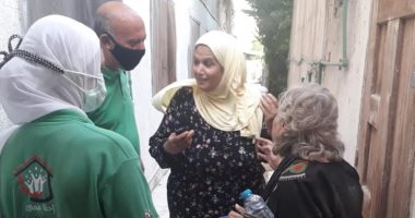   التضامن: فريق أطفال وكبار بلا مأوى ينقذ سيدة فلسطينية وينقلها لأحد مراكز استضافة المرأة| صور