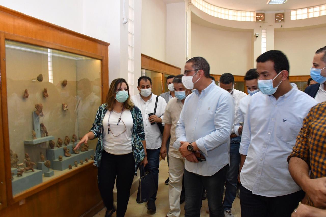   محافظ الفيوم ومساعد وزير السياحة والآثار يتفقدان متحف كوم أوشيم ومعبد "قارون"