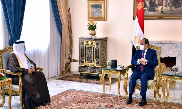   الرئيس السيسى يؤكد لوزير خارجية البحرين استمرار دعم مصر للمملكة فى جميع مواقفها