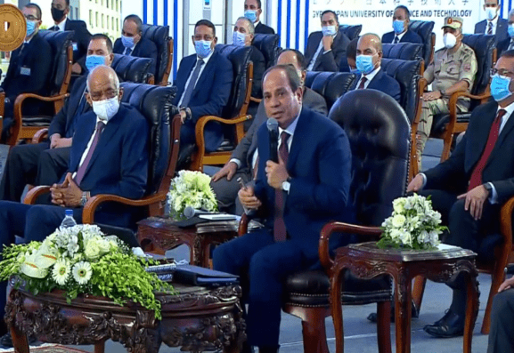 الرئيس السيسى: مهمتنا العمل للمستقبل