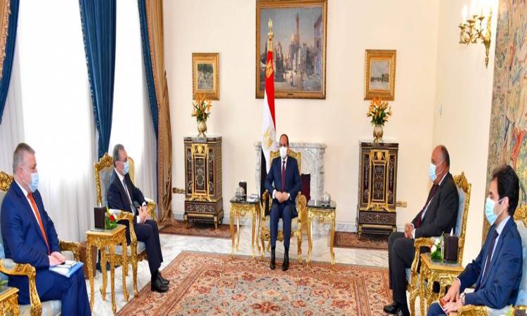   الرئيس السيسى يبحث التعاون المشترك مع وزير خارجية أرمينيا