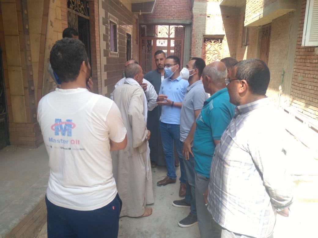   لجنة متابعة القرى ببني سويف تواصل زياراتها الميدانية لقرية قمن العروس