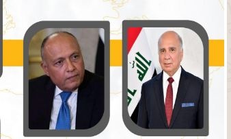   وزير الخارجيَّة العراقي يُجري اتصالاً هاتفيّاً مع نظيره المصريّ