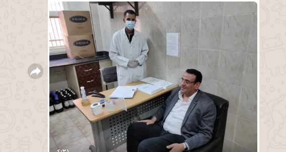   صلاح حسب الله يوقع الكشف الطبى بمستشفى ناصر العام لخوض انتخابات «النواب» بشبرا الخيمة