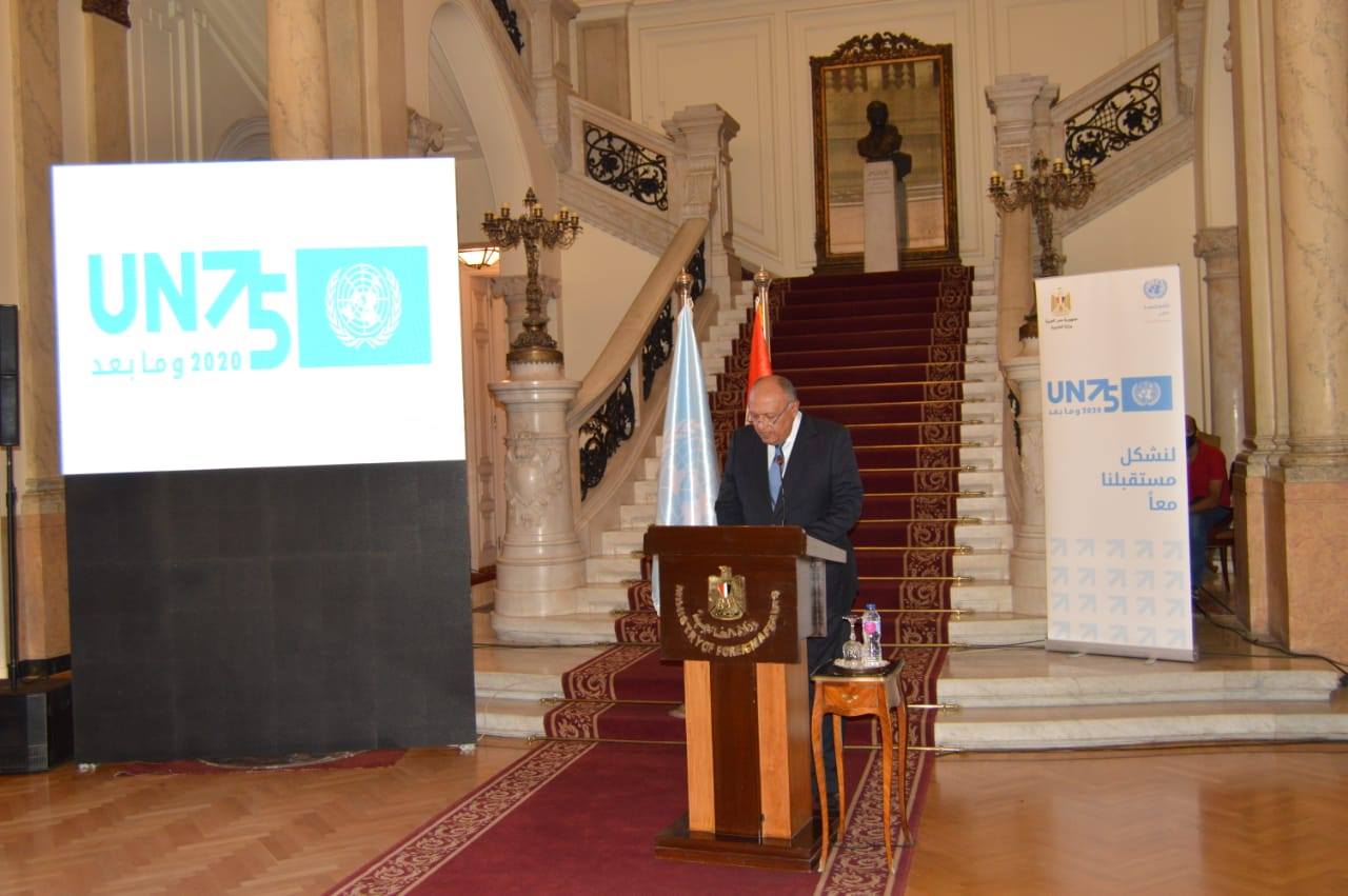   وزير الخارجية يشارك في احتفالية إحياء يوم الأمم المتحدة