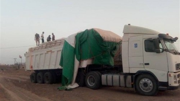   ضبط سيارة مُحملة بـ 10 أطنان اسمدة زراعية مدعمة قبل تهريبها في كفر الشيخ
