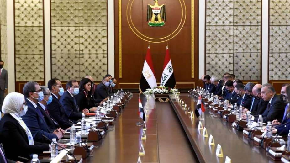   رئيس الوزراء يلقي كلمة في افتتاح أعمال اللجنة المصرية العراقية العليا المشتركة ببغداد