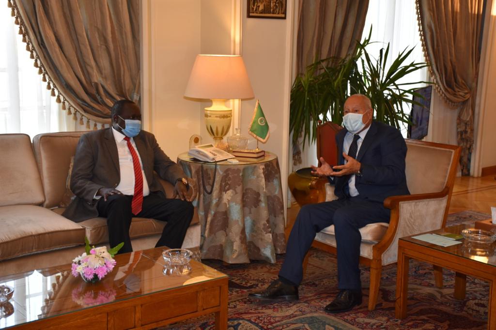   أبو الغيط يستقبل وزير الري لجنوب السودان