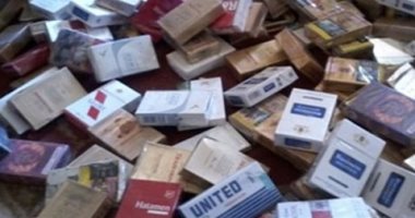   ضبط 630 ألف علبة سجائر مجهولة المصدر بحوزة 4 أشخاص بأسوان