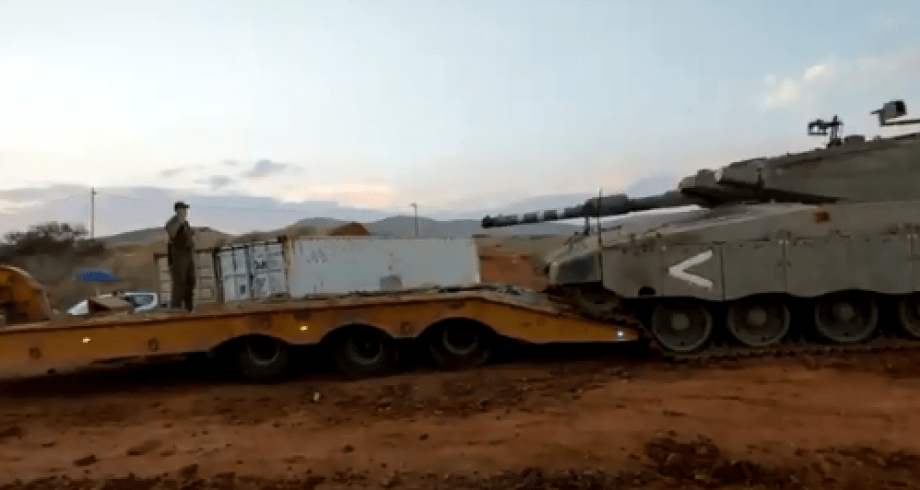   بالفيديو|| لحظة انقلاب دبابة إسرائيلية فى الأغوار الشمالية