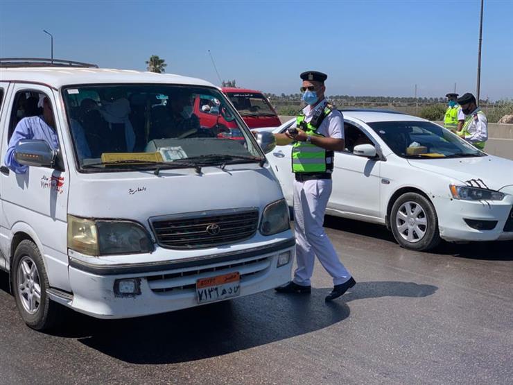   الداخلية: ضبط  3722 سائق نقل جماعى لعدم إرتداء الكمامات