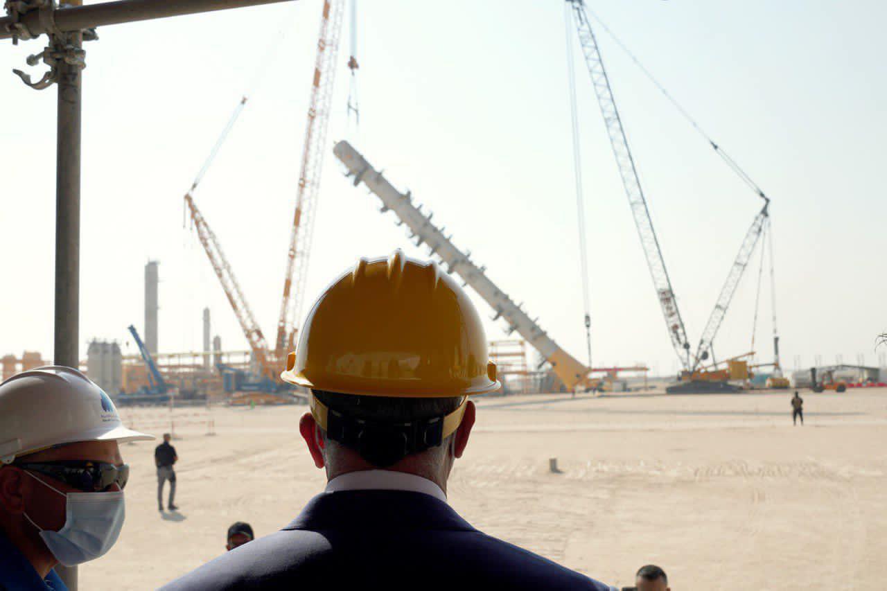   رئيس مجلس الوزراء العراق يفتتح أكبر برج بصناعة الغاز نُفذ في شركة غاز البصرة