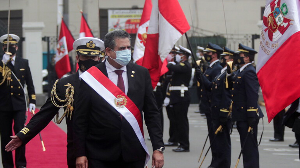   رئيس بيرو المؤقت يعلن استقاله بعد احتجاجات دامية