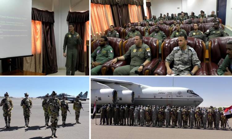   القوات المسلحة المصرية والسودانية تنفذان التدريب الجوى المشترك نسور النيل 1