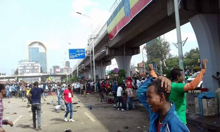   انفجار أسفل جسر في أديس أبابا