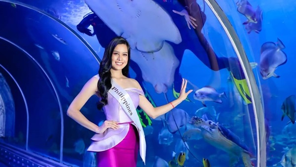   ملكات جمال السياحة تزور متحف الأحياء المائية بالغردقة