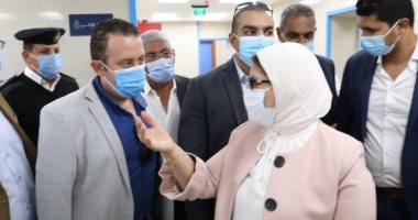   وزيرة الصحة تتفقد عددا من المنشآت الصحية بسيناء
