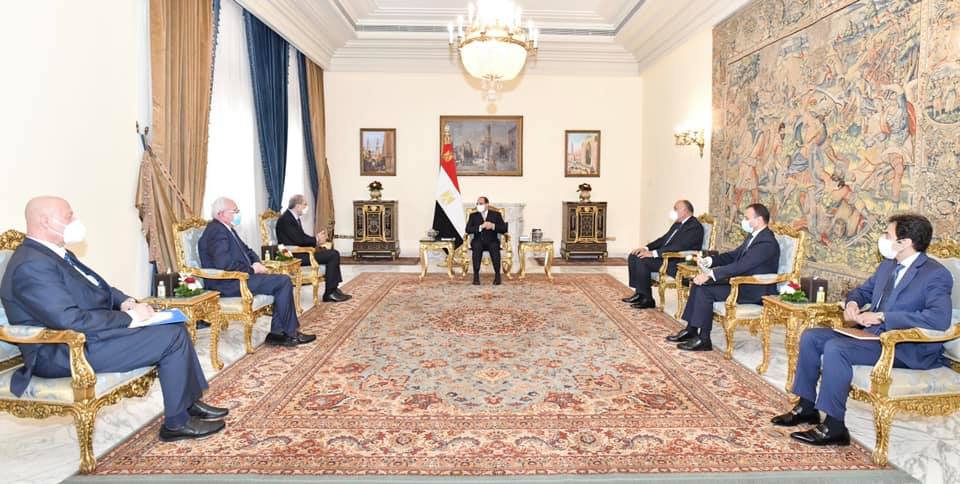   الرئيس السيسى: القضية الفلسطينية من ثوابت السياسة المصرية
