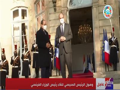   شاهد|| «السيسي» يلتقي رئيس الوزراء الفرنسى