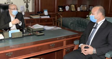   محافظ بني سويف يستقبل السكرتير العام الجديد لمباشرة مهام عمله