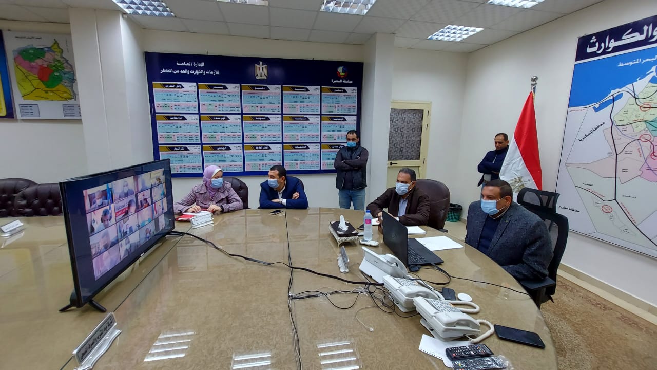 محافظ البحيرة: خفض أعداد العاملين المتواجدين بشكل يومی بنسبة 50٪