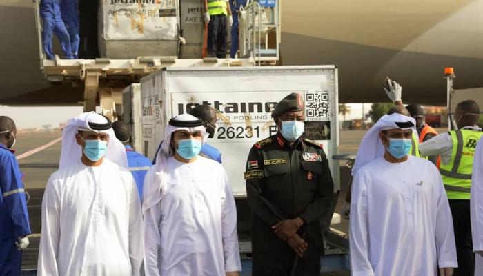 14 طن مساعدات طبية من الإمارات للسودان لمواجهة كورونا