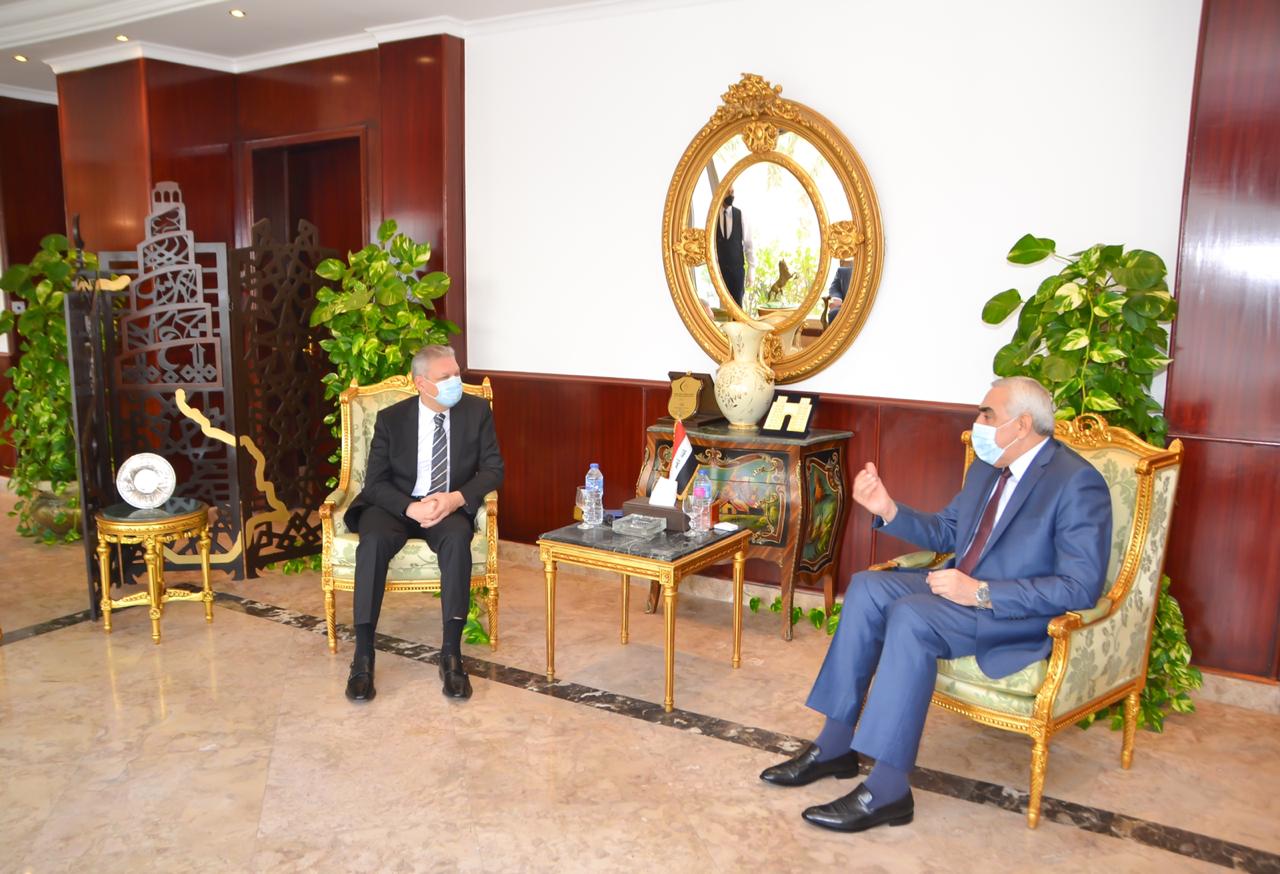   سفير العراق في القاهرة يلتقي مندوب مصر الدائم لدى جامعة الدول العربية