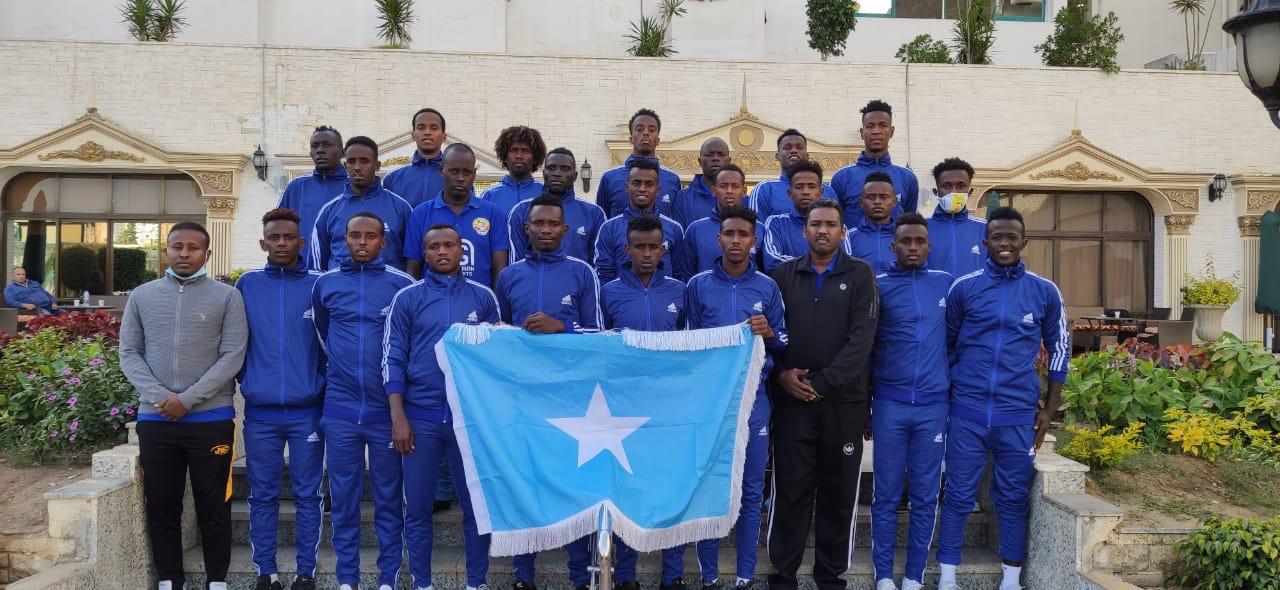   القوات المسلحة تستضيف فريق نادى هورسيد الصومالي