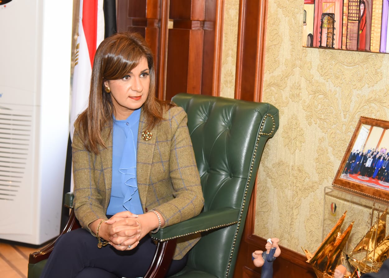   وزيرة الهجرة تلتقي السفير الألماني بالقاهرة