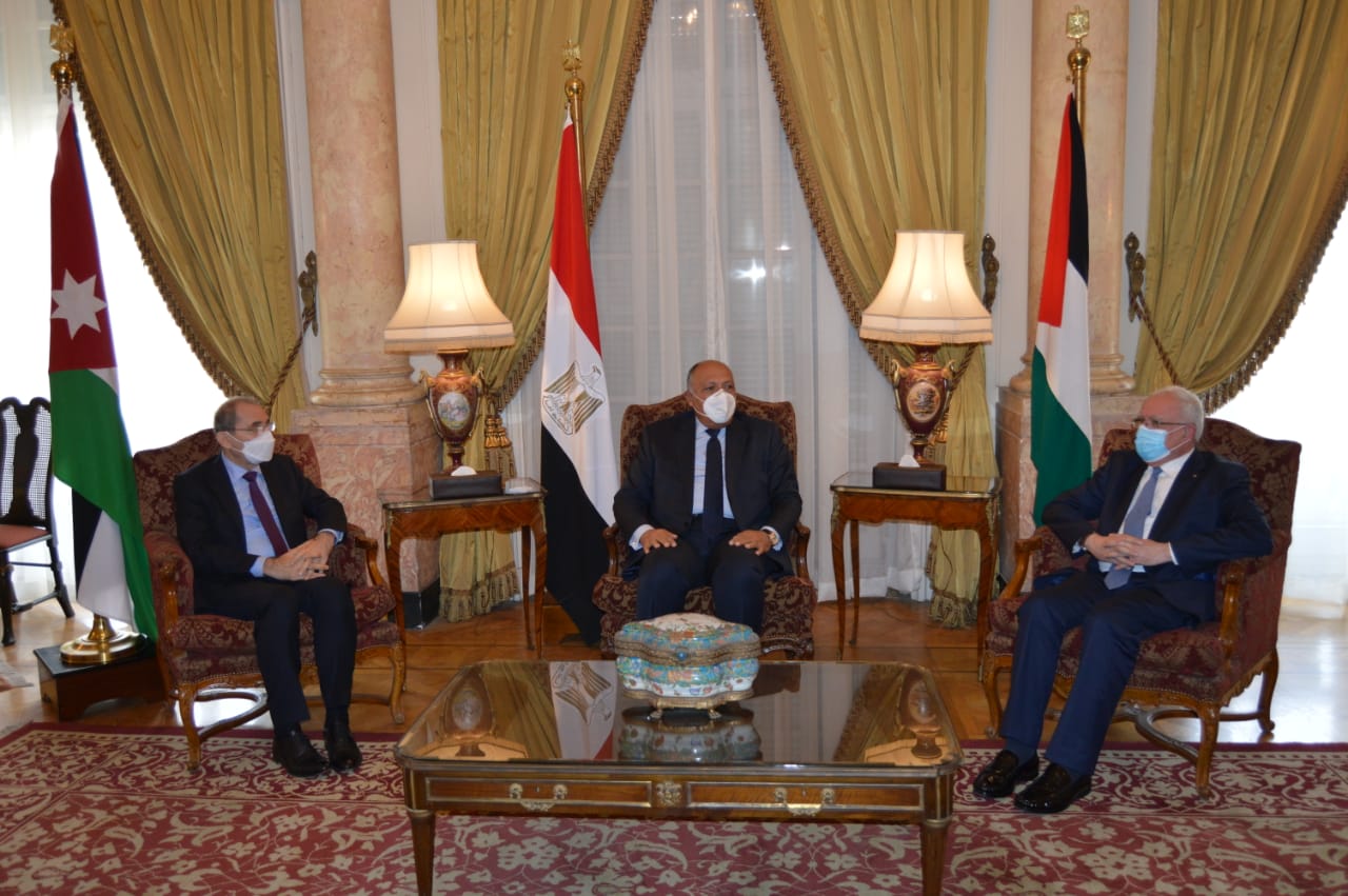   تفاصيل بيان القاهرة لوزراء خارجية مصر والأردن وفلسطين