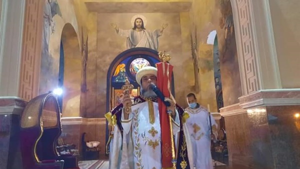   الأنبا أبوللو يترأس قداس عيد الميلاد بكاتدرائية السمائيين بشرم الشيخ