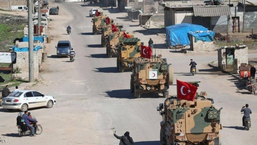   دخول 15 آلية تركية للمعدات العسكرية إلى منطقة خفض التصعيد فى سوريا