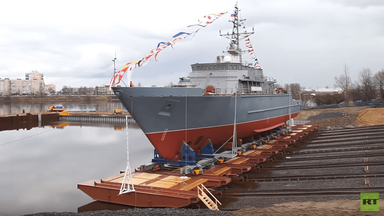  روسيا تختبر كاسحة ألغام بحرية جديدة