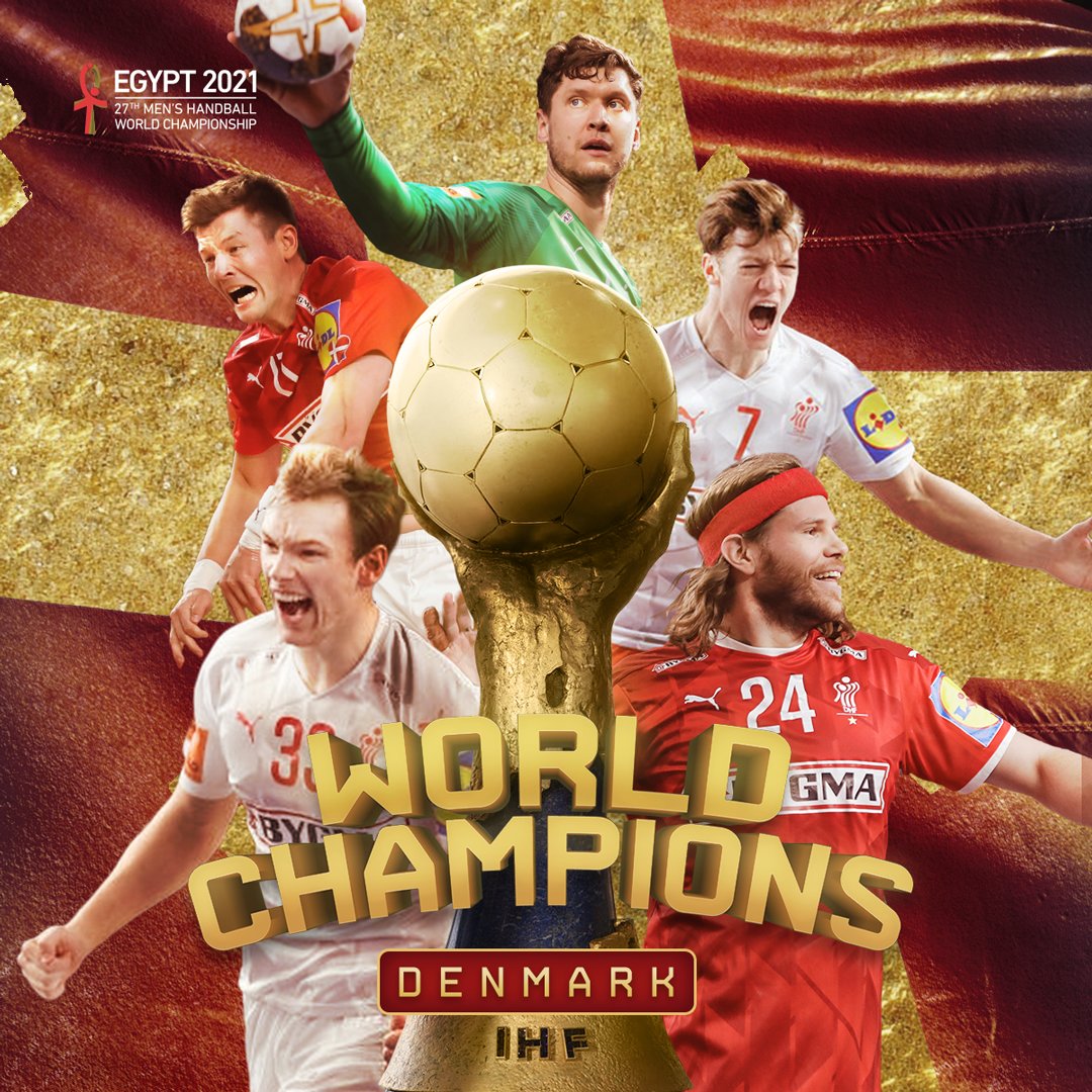   للمرة الثانية.. الدنمارك تهزم السويد وتتوج ببطولة العالم لكرة اليد 2021