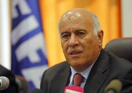   الرجوب يطلع رئاسة المجلس الوطني الفلسطينى على آخر تطورات المصالحة الوطنية