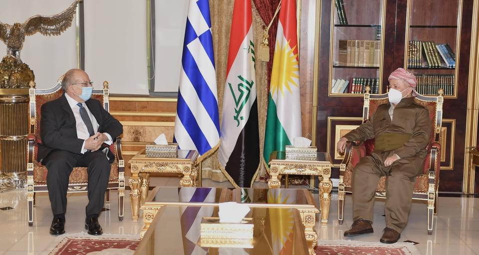   سفيرا أمريكا واليونان يبحثان تطوير علاقات بلديهما بأربيل مع قادة كردستان