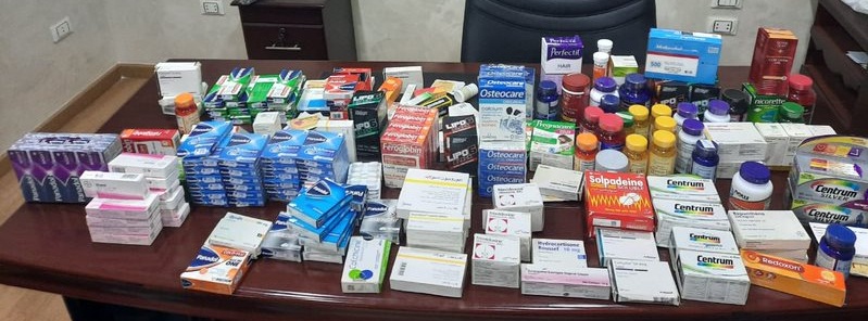   ضبط أدوية ومكملات غذائية مهربة داخل محل وصيدلية بالقاهرة