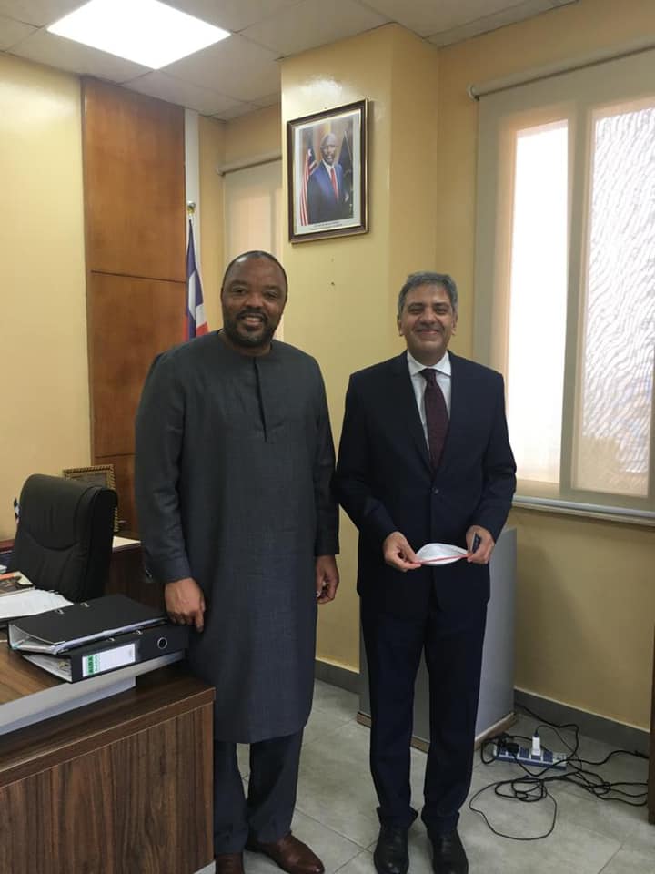   السفير المصري في مينروفيا يلتقي نائب وزير الخارجية الليبيري