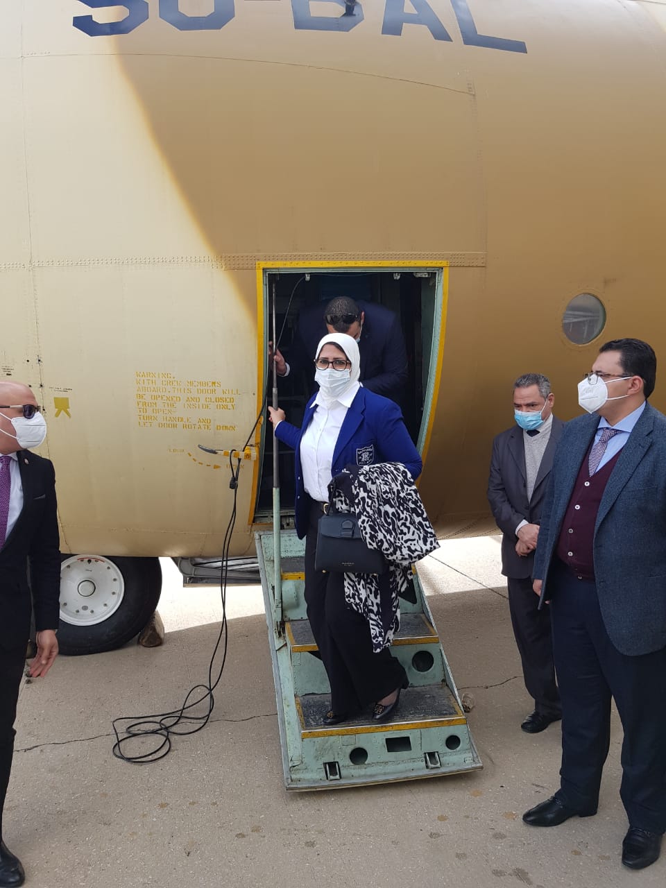   وصول وزيرة الصحة إلى لبنان لتقديم المساعدات الطبية