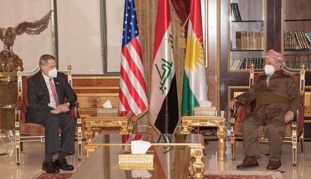   السفير الأمريكى لدى العراق يجدد دعم بلاده لبيشمركة كردستان