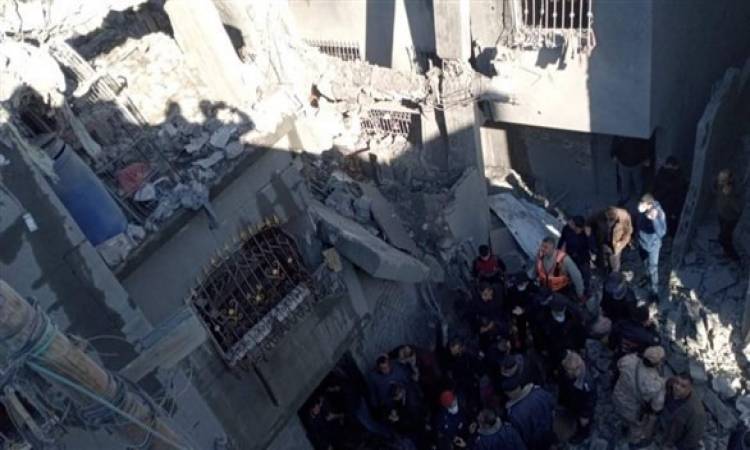   16 مصابا فى انفجار مجهول داخل منزل فى غزة
