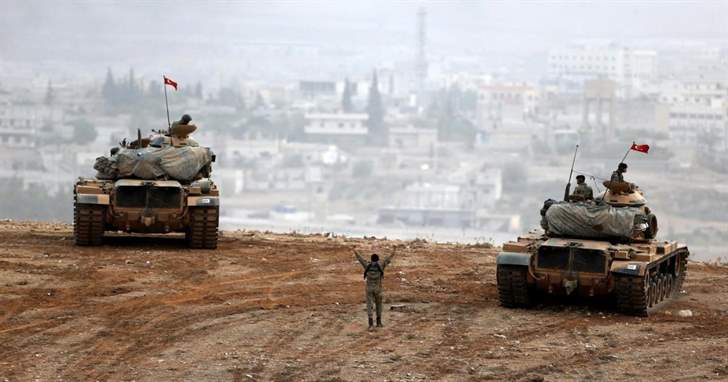   العدوان التركى يقذف بلدة «تل رفعت» فى سوريا